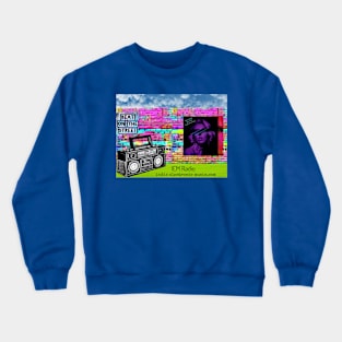 Pop Art Ave - IEM Radio Design - The Beat On The Street Crewneck Sweatshirt